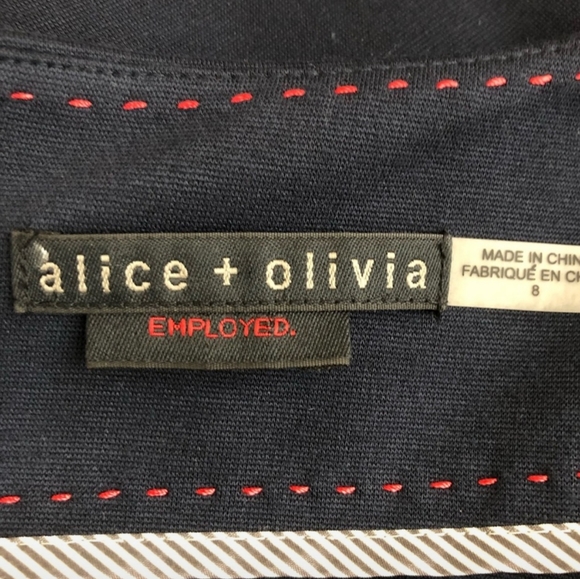 Alice & Olivia Employed Victoria Peplum Dress - Picture 2 of 4